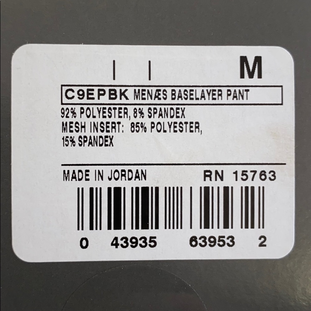Champion men medium black long john workout pants - Picture 6 of 6